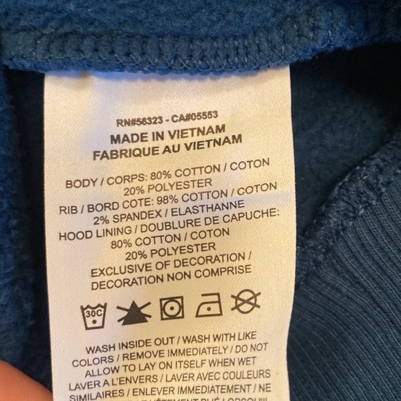 Nike ACG All Conditions Gear Icon Hoodie Sweatshirt Valerian Blue Total Orange M - Picture 8 of 10